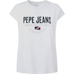 Pepe Jeans: Белая футболка 