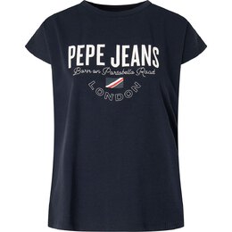 Pepe Jeans: Чёрная футболка 