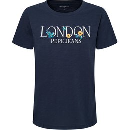 Pepe Jeans: Бархатная футболка 