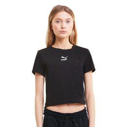 PUMA: Чёрная футболка  Classics T7