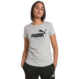 PUMA: Серая футболка  Essentials