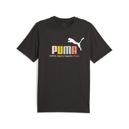 PUMA: Многоцветная футболка  Ess