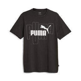 PUMA: Чёрная футболка 