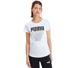 PUMA: Белая футболка  Rebel