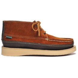 Sebago: Зелёные ботинки 