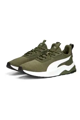 PUMA: Зелёные кроссовки  Anzarun FS