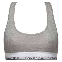 Calvin Klein: Серый бюстгальтер 