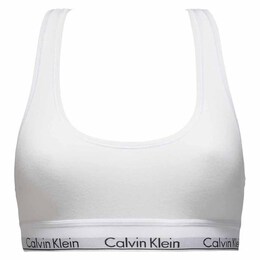 Calvin Klein: Белый бюстгальтер 