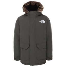 The North Face: Серая куртка 