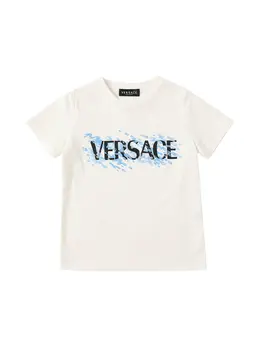 VERSACE: Футболка с принтом