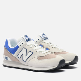 New Balance: Белые кроссовки 