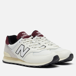New Balance: Белые кроссовки 