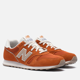 New Balance: Оранжевые кроссовки 