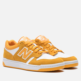 New Balance: Жёлтые кроссовки 