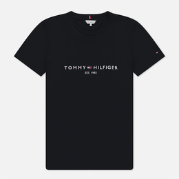 Tommy Hilfiger: Чёрная футболка 