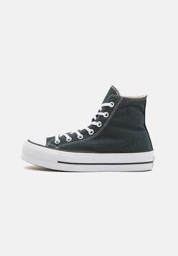 Converse: Тёмные кроссовки  Chuck Taylor All Star Lift