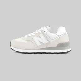 New Balance: Бежевые кроссовки 