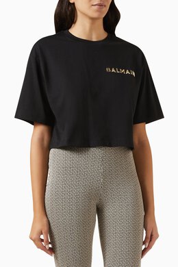 Balmain: Хлопковая футболка