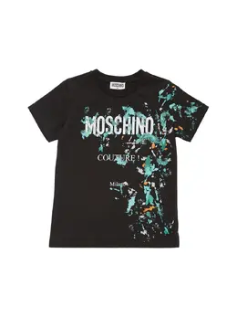 MOSCHINO: Хлопковая футболка 