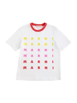 MARNI JUNIOR: Футболка с принтом 