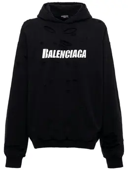 BALENCIAGA: Хлопковый свитшот 