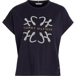 Tommy Hilfiger: Синяя футболка