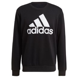 Adidas: Чёрная толстовка  Essentials