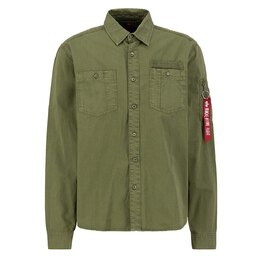 Alpha Industries: Зелёная рубашка 