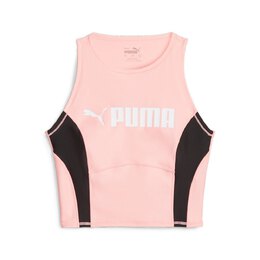 PUMA: Розовый топ 