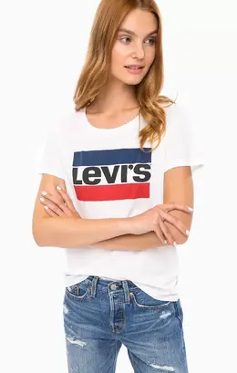 Levi's: Белая футболка 