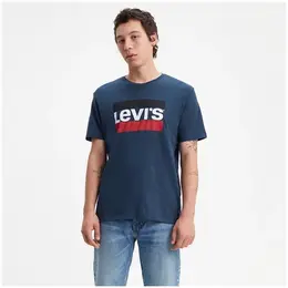 Levi's: Синяя футболка 