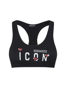 DSQUARED2: Топ  Icon с принтом