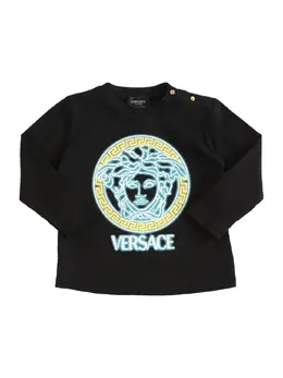 VERSACE: Футболка Medusa с принтом