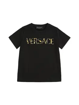 VERSACE: Хлопковая футболка 