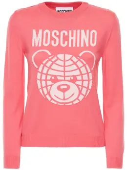 MOSCHINO: Свитер Teddy из шерсти