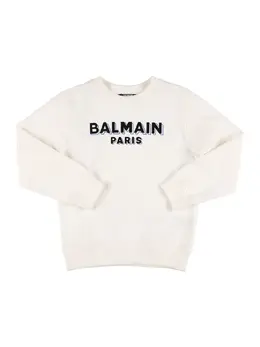 BALMAIN: Хлопковый свитшот