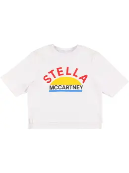 STELLA MCCARTNEY KIDS: Хлопковая футболка 