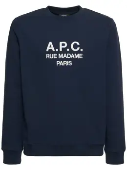 A.P.C.: Свитшот с воротником 