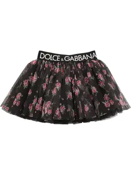 DOLCE & GABBANA: Юбка из фатина 