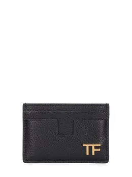 TOM FORD: Чёрный картхолдер Logo