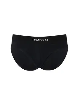 TOM FORD: Чёрные трусы Logo