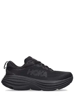 HOKA ONE ONE: Чёрные кроссовки 