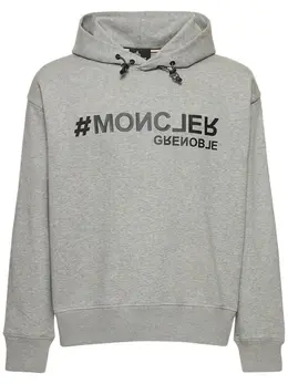 MONCLER GRENOBLE: Хлопковый свитшот