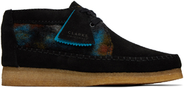 Clarks Originals: Чёрные ботинки