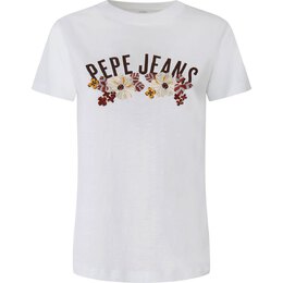 Pepe Jeans: Белая футболка 