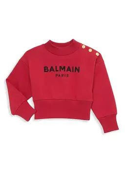 Balmain: Красная толстовка