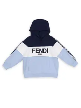 Fendi: Синяя толстовка