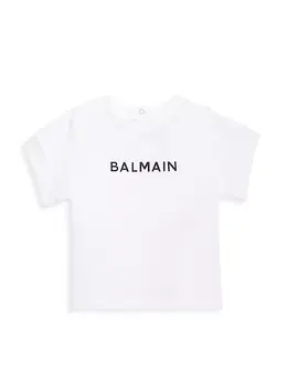 Balmain: Чёрная футболка