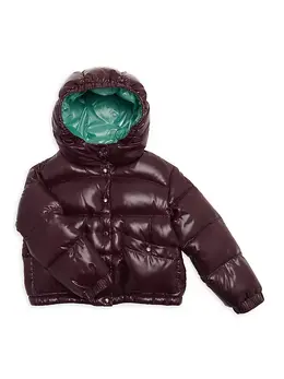 Moncler: Пуховик Bardanette с капюшоном