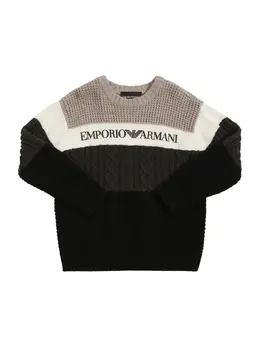 EMPORIO ARMANI: Свитер в полоску 